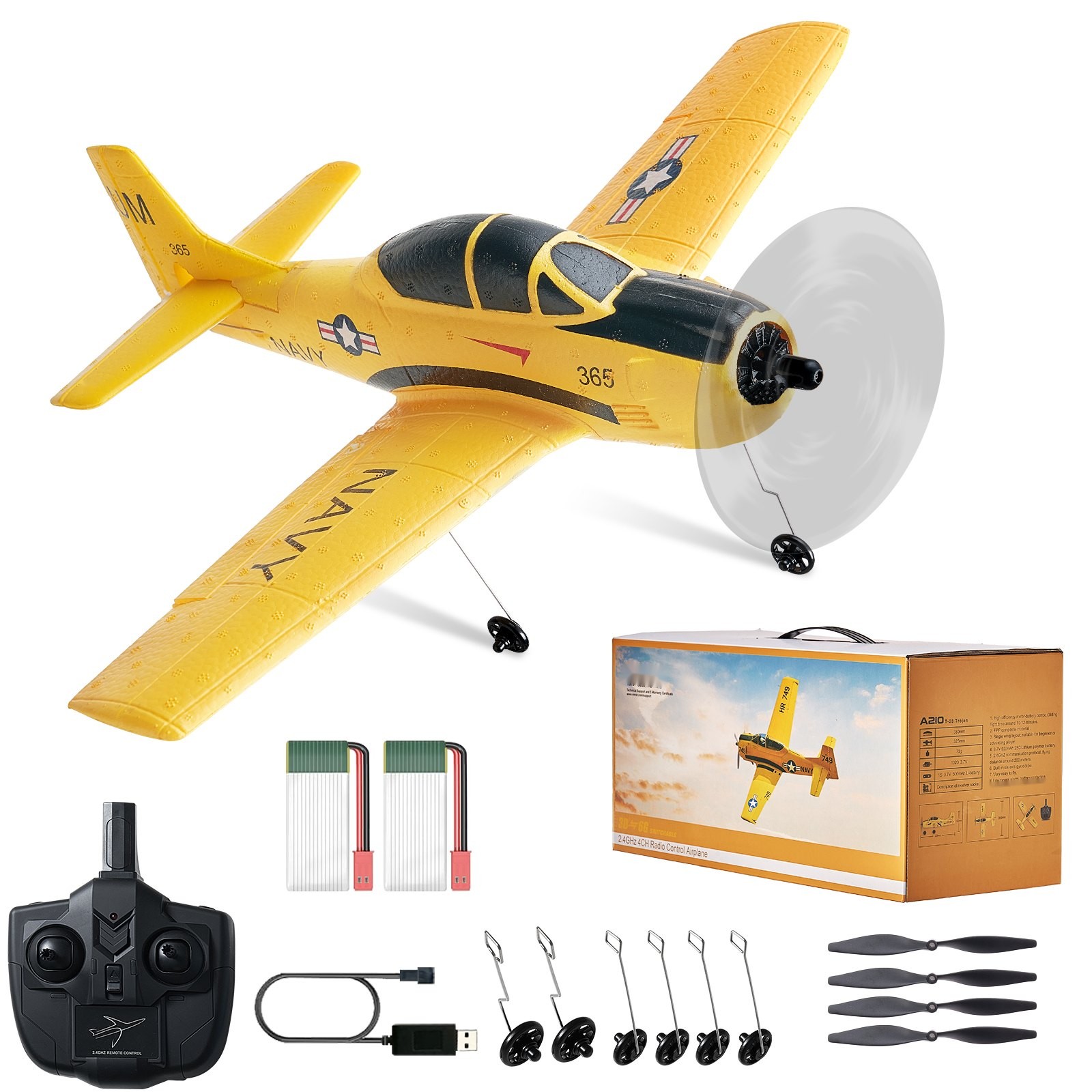 Christmas Gift！ RC Airplane Trainer Aircraft EPP Foam RC Plane Toy 2.4 GHz Remote Control