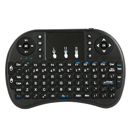 2.4G Mini Wireless Keyboard Touchpad QWERTY Keyboard Rechargeable for TV Box PC